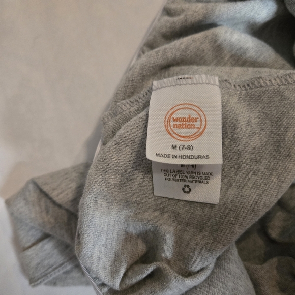 Wonder Nation Girls' Play Shorts Size 7/8 Decortive Elastic Waist Band Set Of 3 - Picture 6 of 11